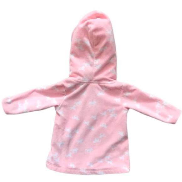 ⭐️5/$10⭐️ Carter’s Baby girl hoodie adorable horses 3M ⭐️ - Picture 2 of 4
